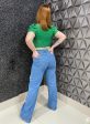 calça wide leg jeans nxo jeans